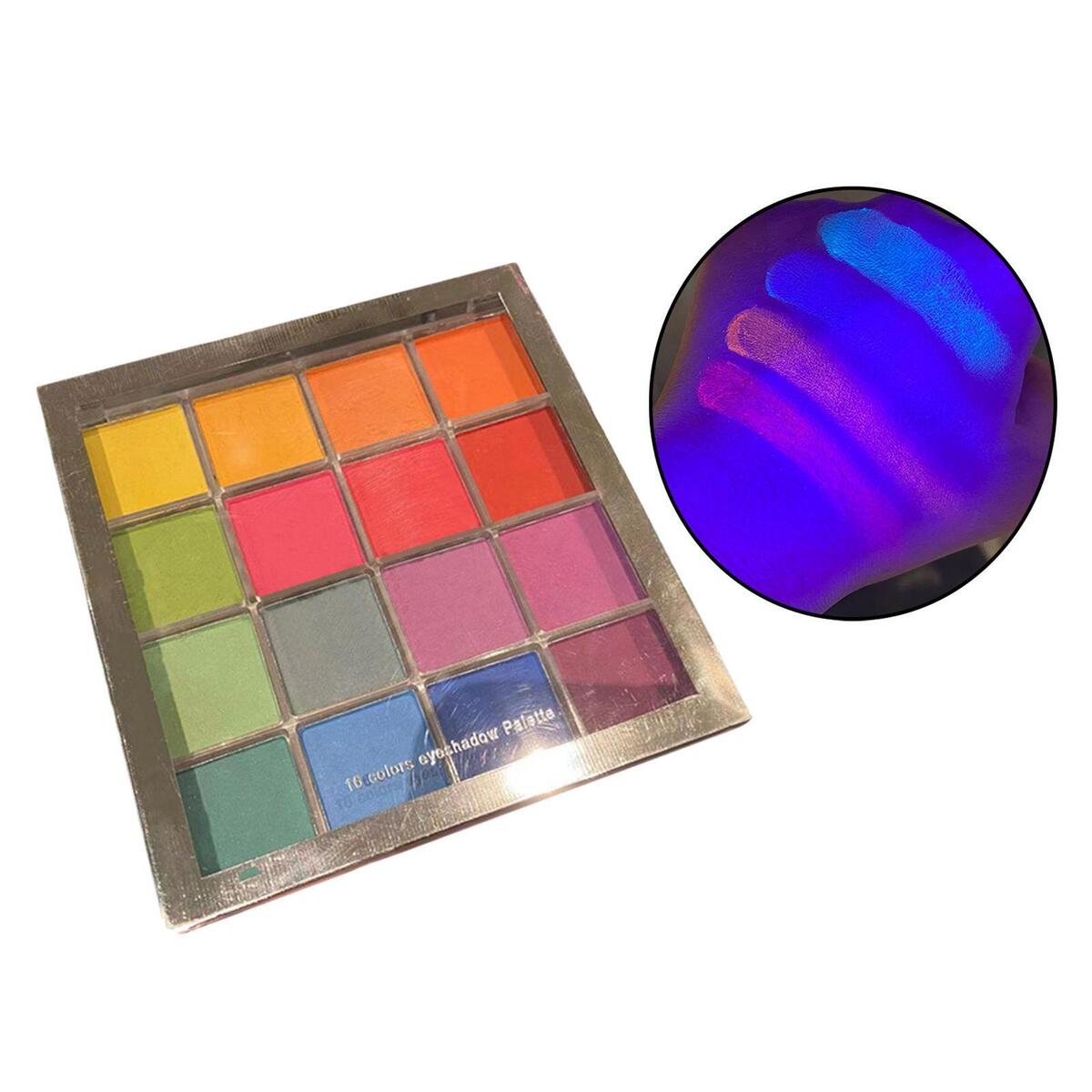 Neon Eyeshadow Palette High Pigmented Make up Pallet Easy to Blend