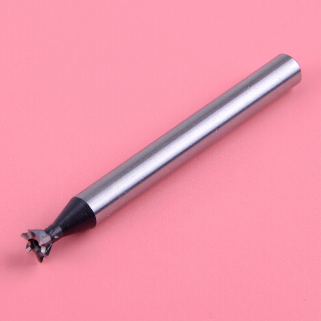 6mm 60Degree 6Flutes HSS High Speed Steel Dovetail Cutter End Mill Bit Router Ld