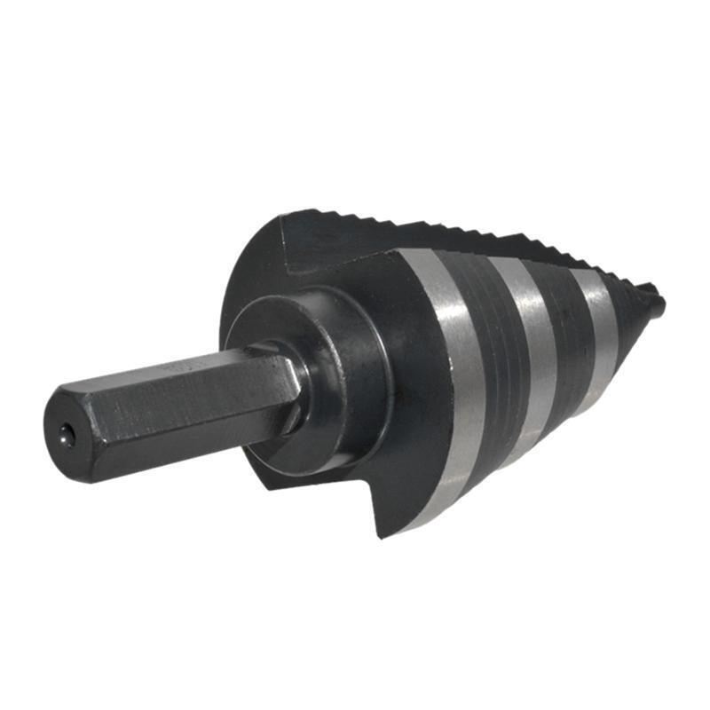 HSS Step Drill Bit Dual-Fluted Stepper Bit Ideal for Metalworking Rust Proof