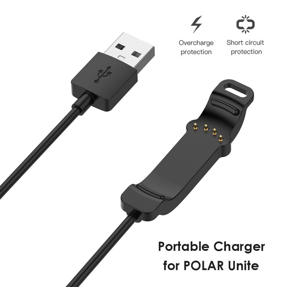 4-pin 1m USB Charger Cable for POLAR Unite Smartwatch Charging Cord Line