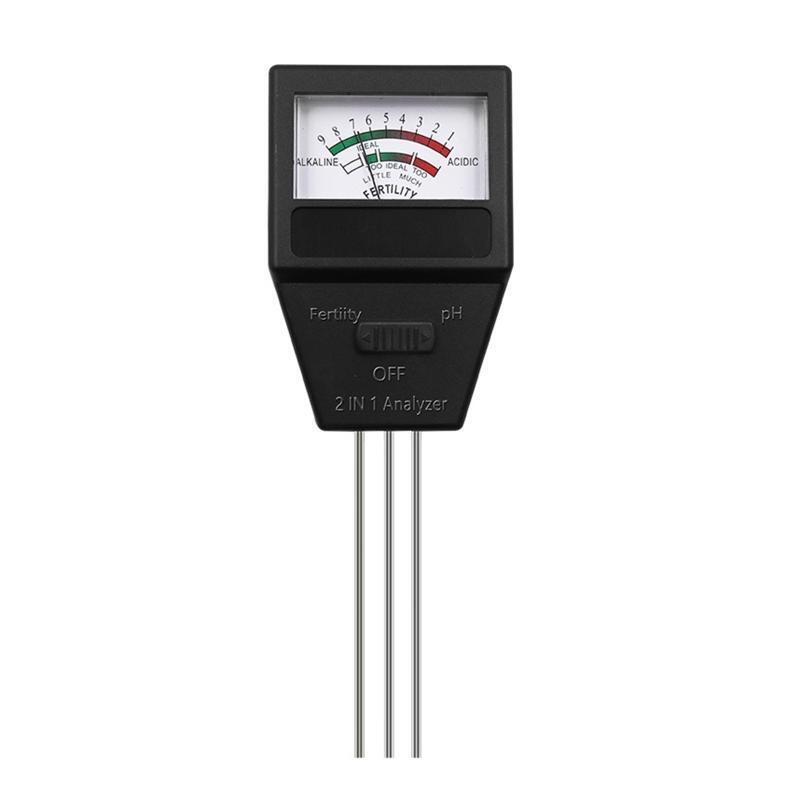 Soil PH Fertility Meter with 3 Probes for Garden Farm Lawn Outdoor & Indoor