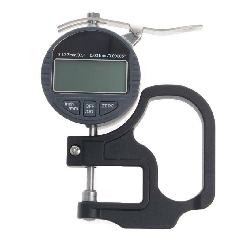 Digital Micrometer 0.001 12.7mm Electronic Thickness Gauge Depth LCD Measurement