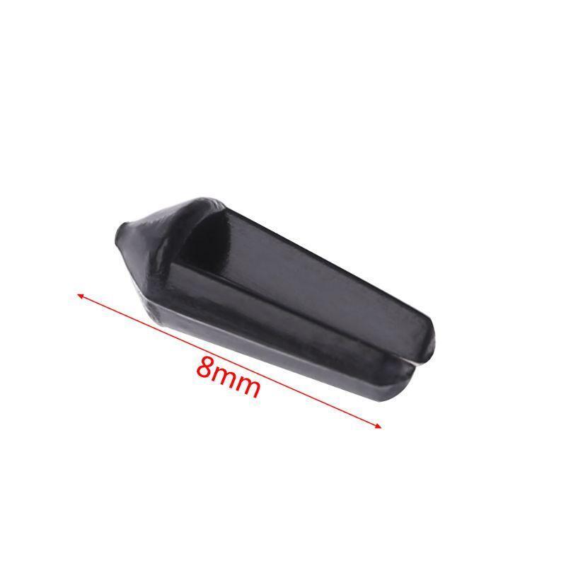 8 Pcs PC Plastic Mini Darts Flights Protectors Black Savers 0.05g Ultra Darts