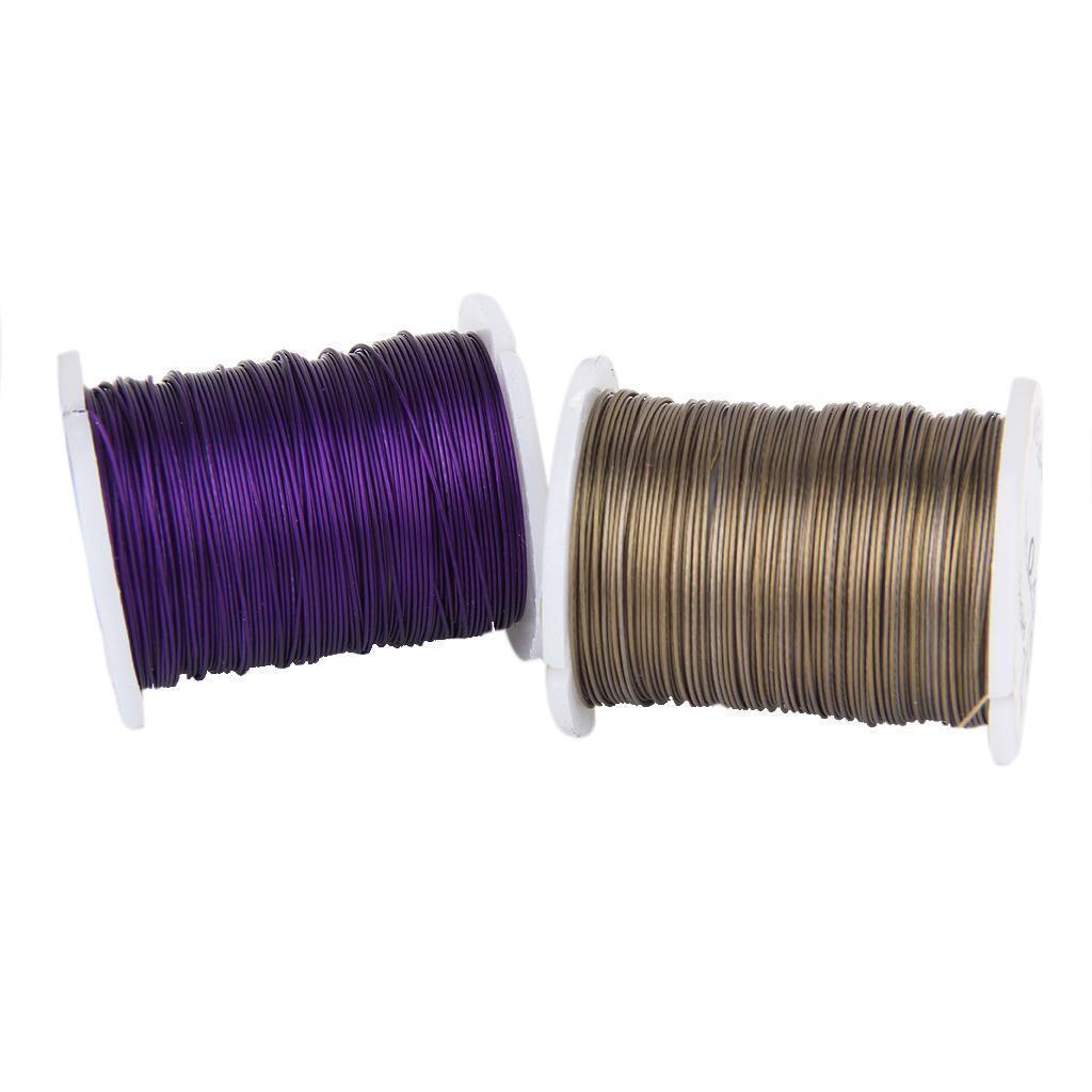 10 Rolls Mixed   Beading Wire Thread String 0.45mm DIY Jewellery