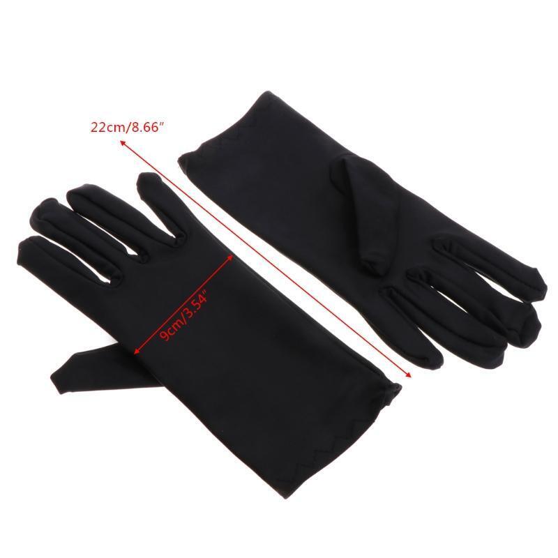 Black Gloves Jewelry Gloves Women ? Men Work Gloves for Dry Hands Drawing Gloves