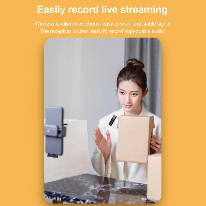 Professional Video Microphone Lavalier Microphone for Recording Interview Video