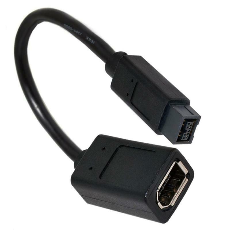 20cm Length IEEE 1394 6Pin Female to 1394b 9Pin Male Firewire Camera Converter