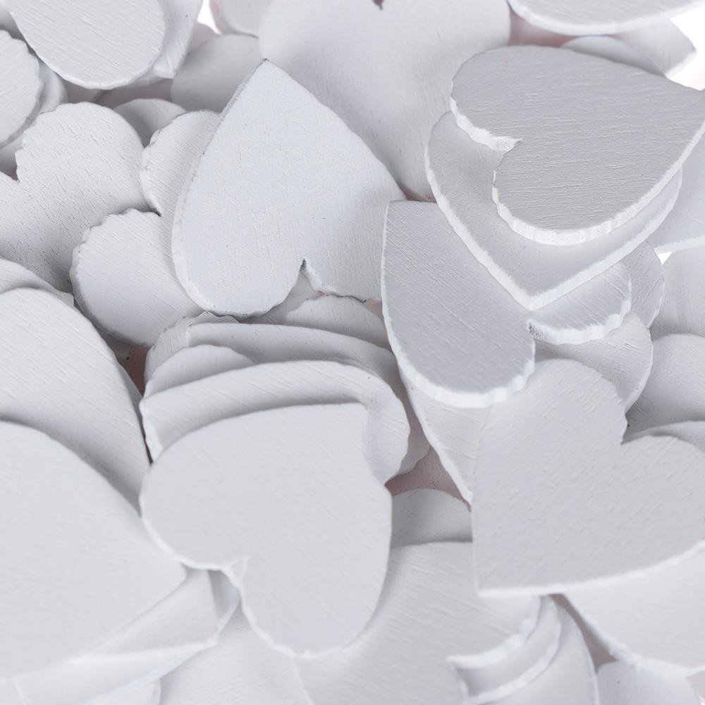 DIY Crafts Decoration Ornament Embellishment Scrapbooking Natural Wood Heart