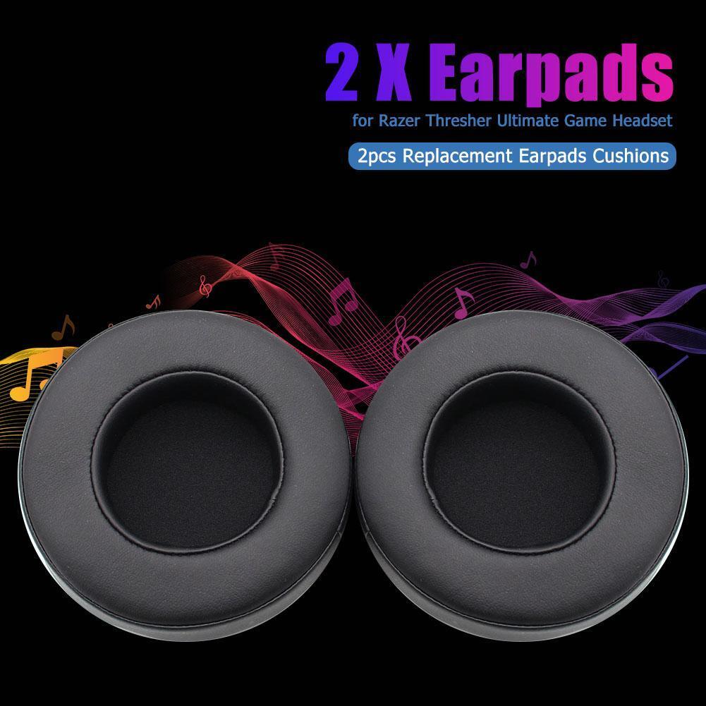 2pcs Replacement Earpads Cushions for Razer Thresher Ultimate Game Headset