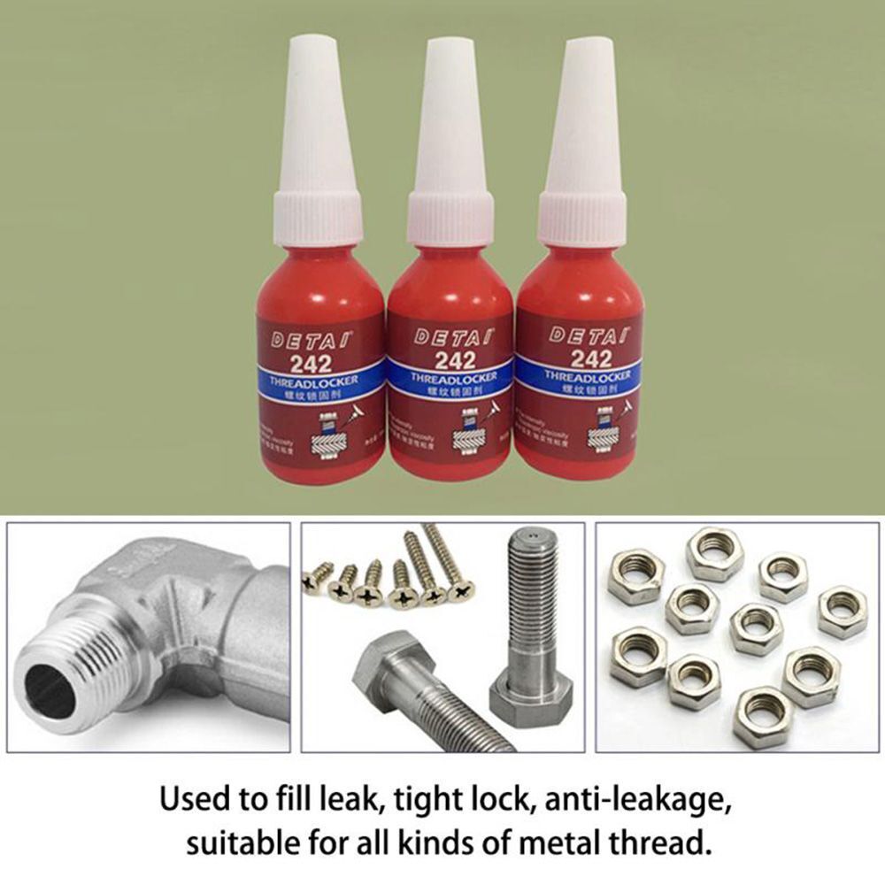10ml New Blue Wire Sealing Anti-pressure Adhesive Screw Lock Anaerobic 242 Glue