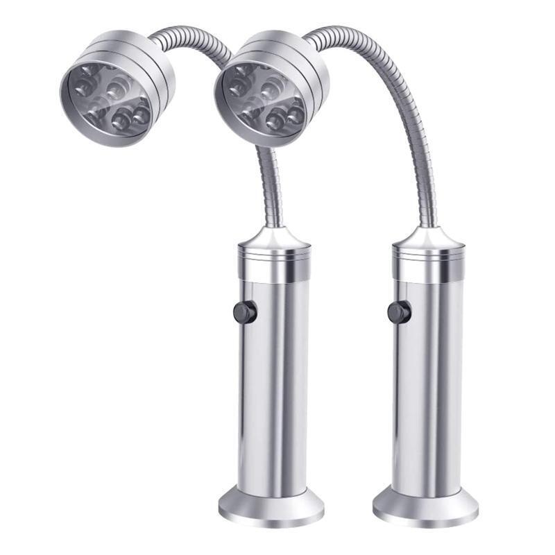 2 PCS Adjustable Barbecue Grilling Lights Outdoor Grill Lighting Gadgets for BBQ