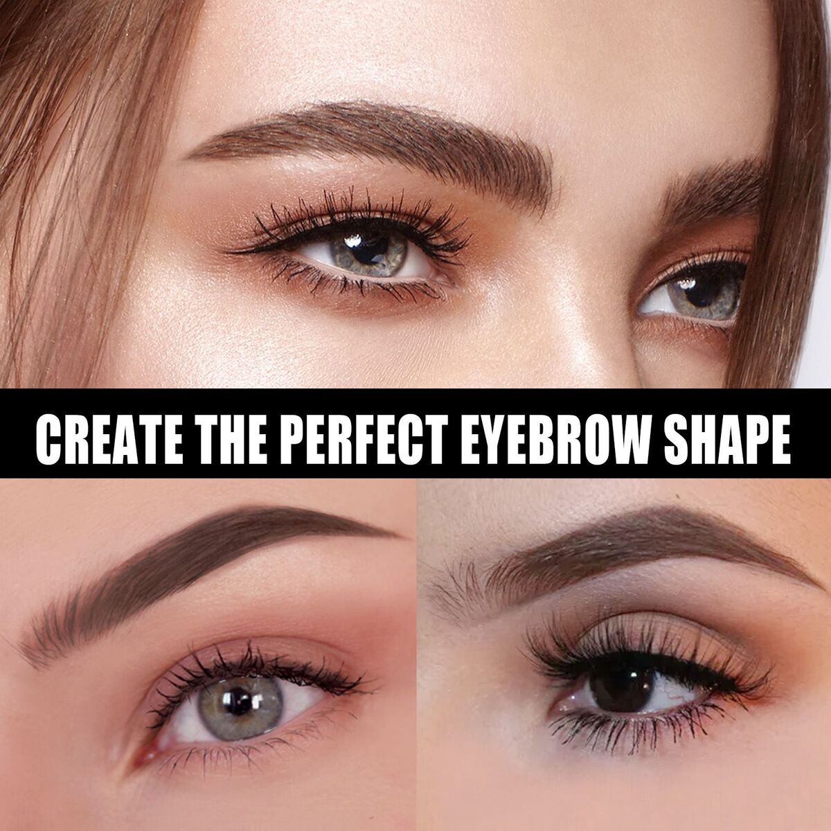 Long Lasting One Step Eyebrow Stamp Brow Stamp Shaping Kit Shaping Makeup Set