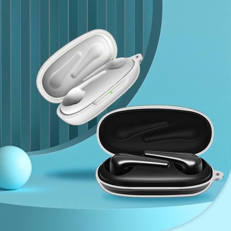 for 1MORE ComfoBuds 2 Shockproof Shell Clear Sleeve Anti-scratch Non-slip Case