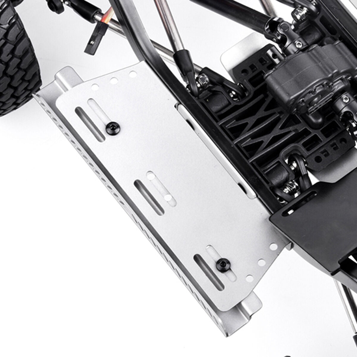 Chassis Armor Side Pedal Bottom Guard Skid Plate for MST CFX JIMNY GAX0131B A2UK