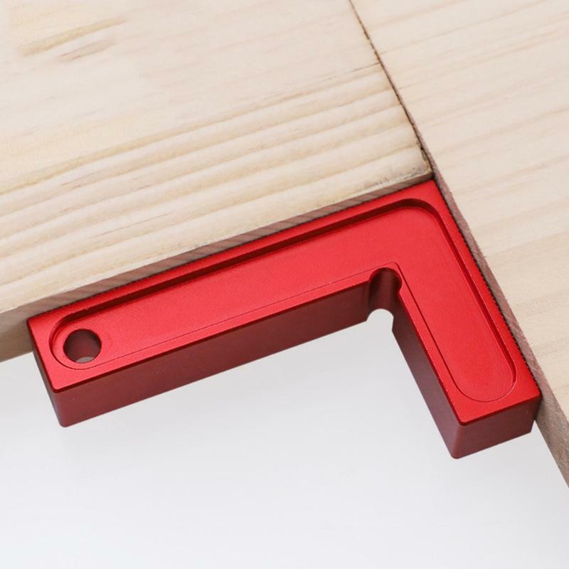 Red Aluminium Alloy Woodworking Corner Clamp Tools Fit for Box/Door/Picture