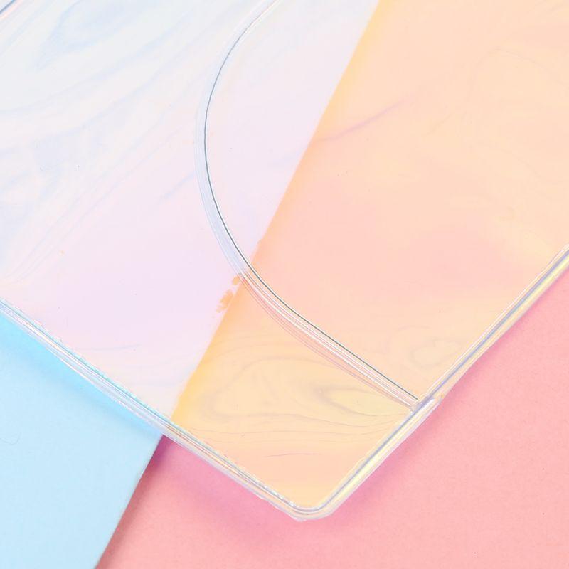 Travel Holographic Passport Holder ID Card Case Cover Credit Organizer Protector