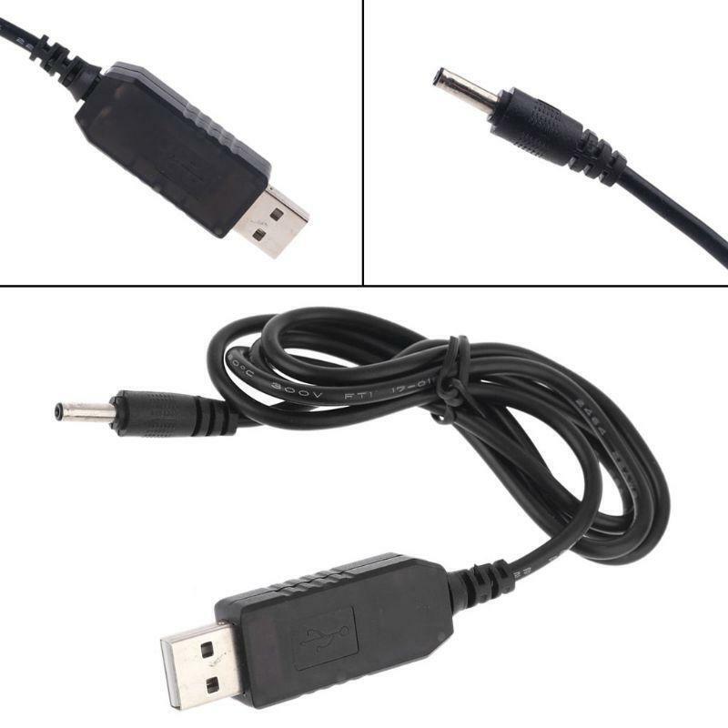 QC3.0 USB to 12V 3.5x1.35mm Step Up Line Converter Cable for WiFi Router LED