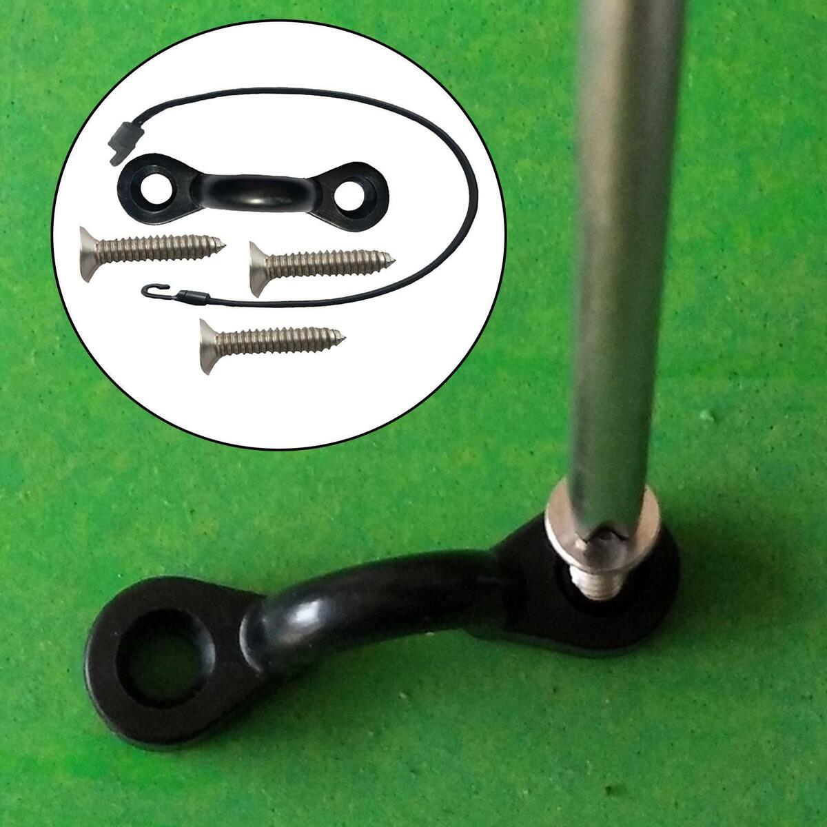 Kayak Deck Rigging Kit  Pad Eye with Screws Replacement for Boats