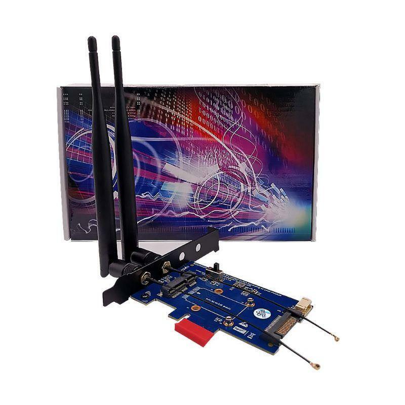 Mini PCI Express to PCI-E 1x Adapter with SIM Card Slot for WiFi 3G/4G/LTE Card