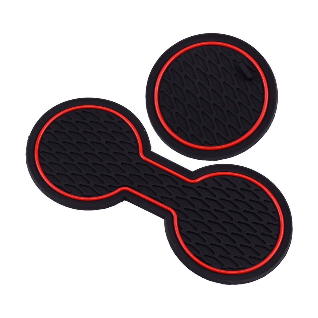 Set Console Door Gate Slot Mats fit for VW Polo GTI 11-17 Rubber Cup Holder Pad