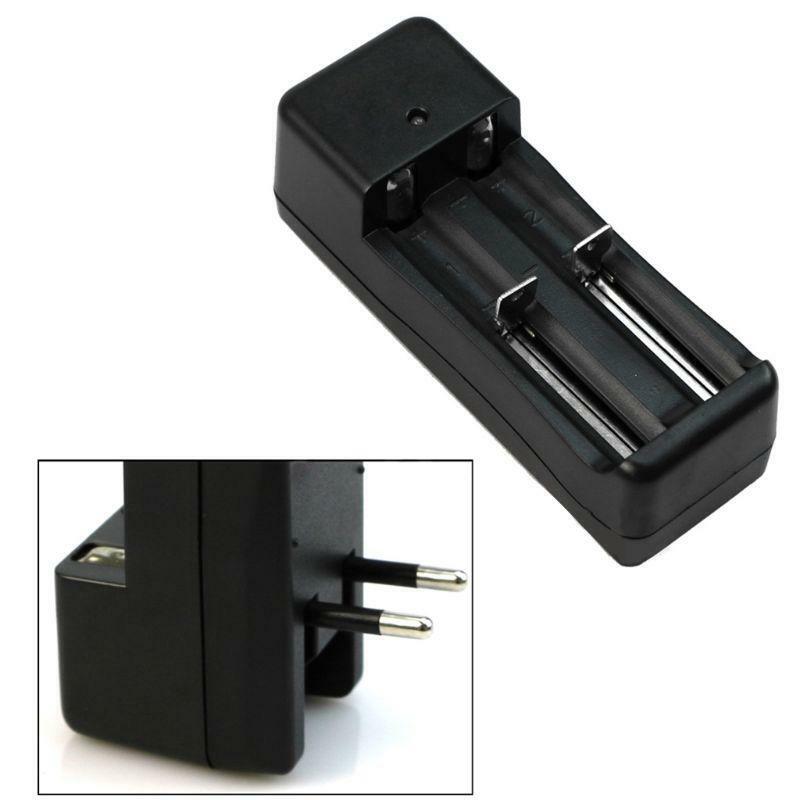 New Dual Battery Charger for 18650 16340 26650 Rechargeable Li-ion 3.7V EU