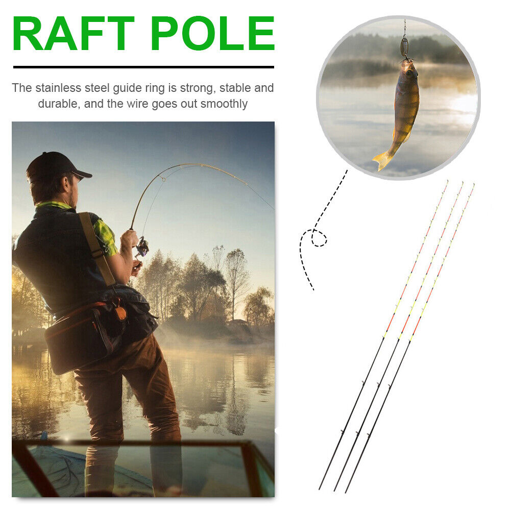 55cm Raft Stick Tip Refit Replacement Fishing Tackles (Half Titanium 0.5mm)