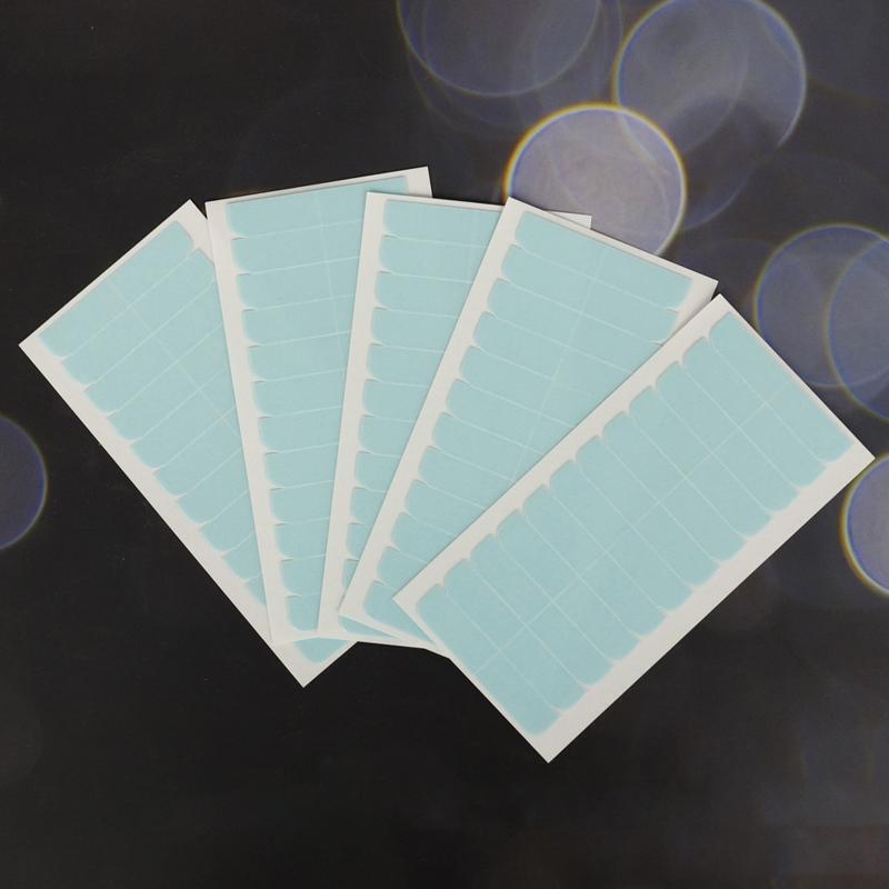 60pcs Adhesive Hair Extension Tape Double Sided Invisible Replacement Tape