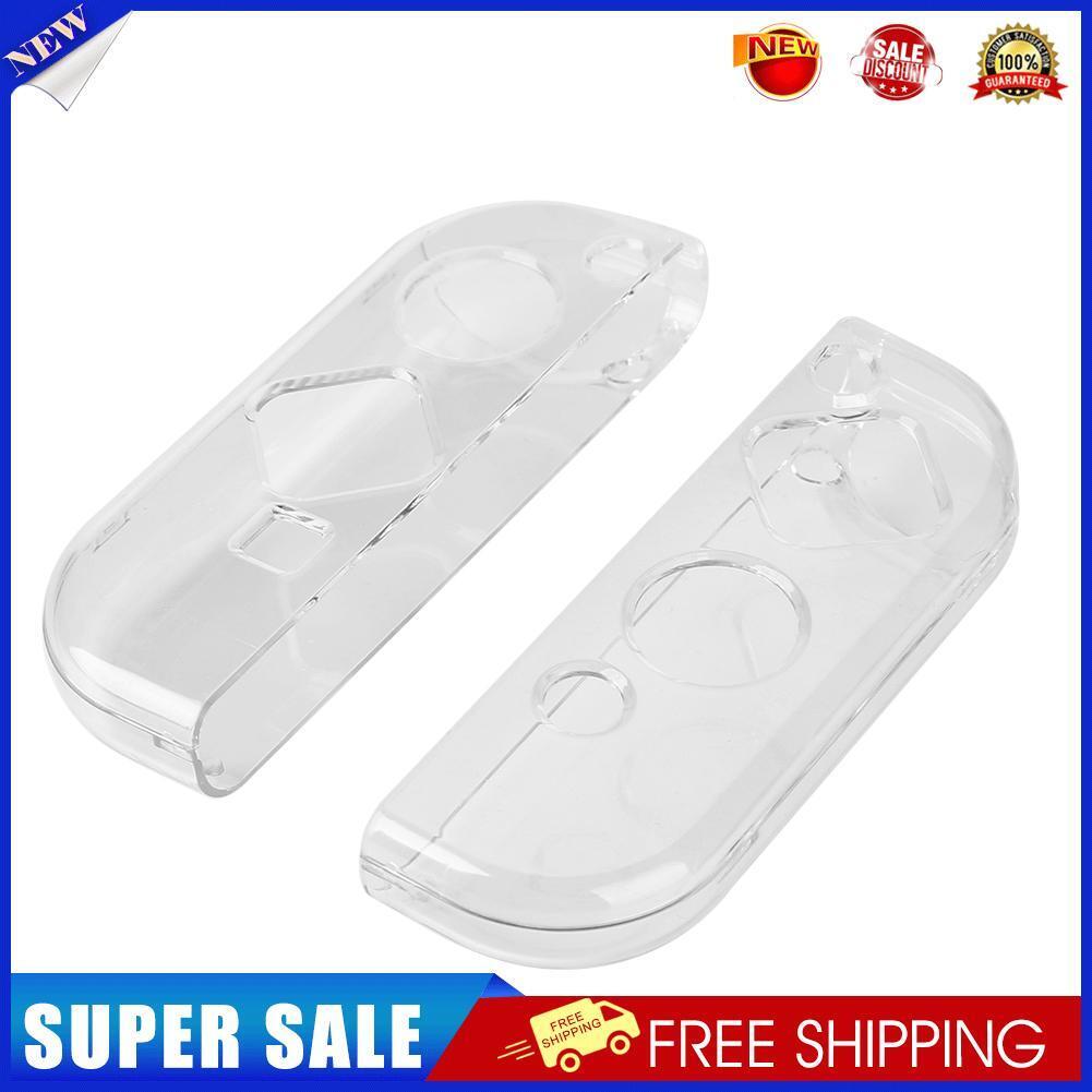 2pcs Transparent Protective Cover Case Shell for Nintendo Switch Console