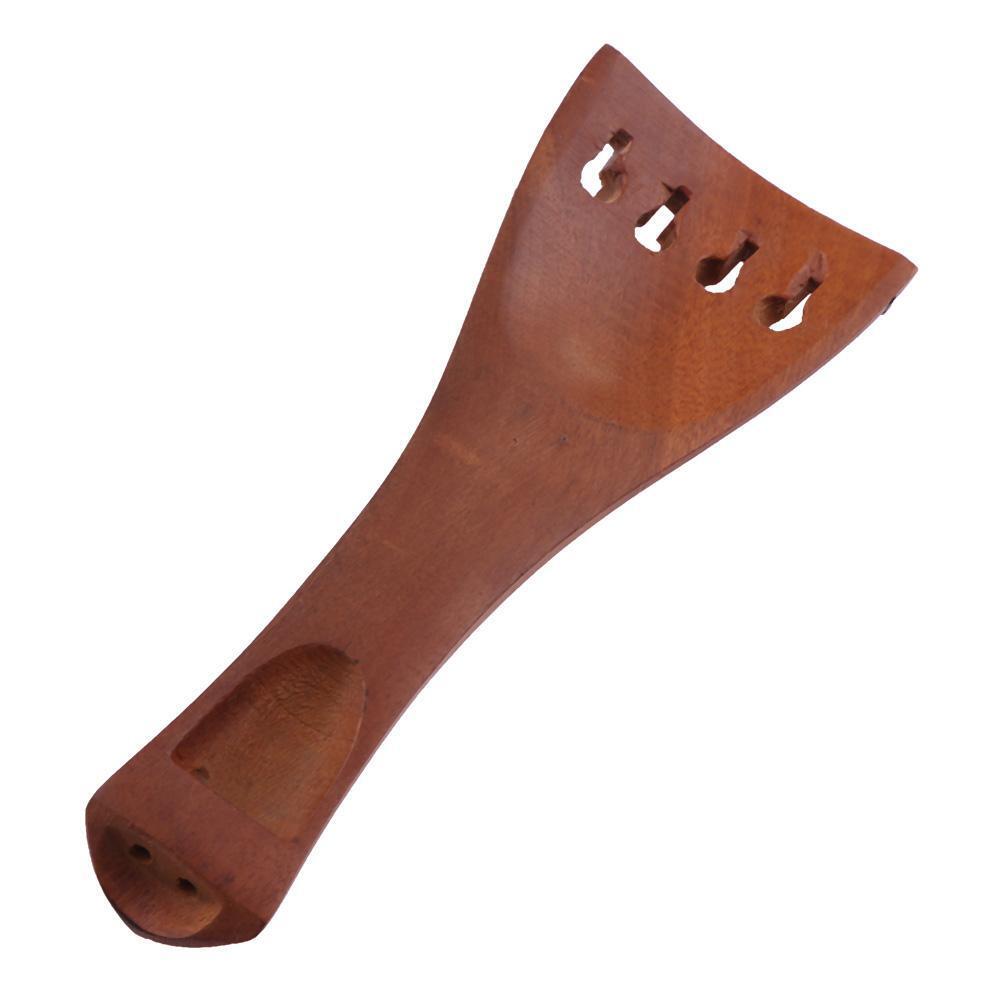 4/4-3/4 Brown Jujube Wood Violin Fine Tuner Tailpiece Big with Tail Rope