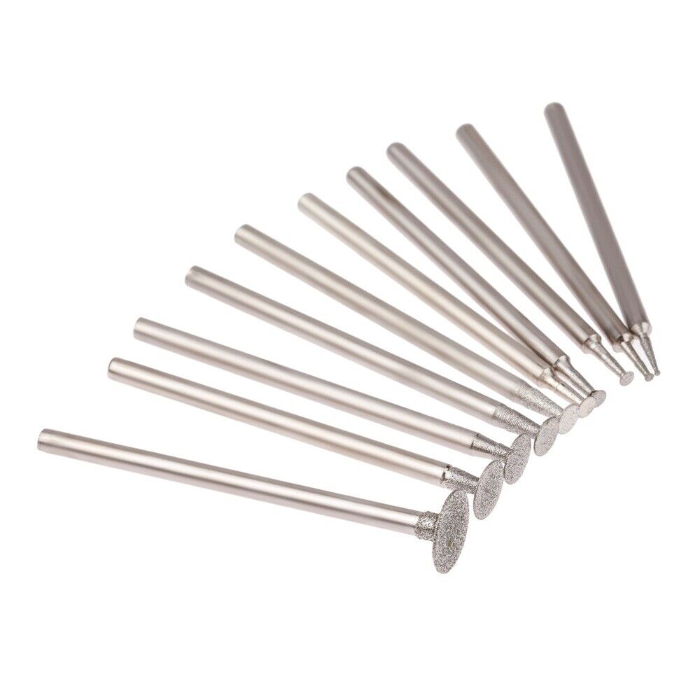 Ultra-Thin T Head Grinding Bit Abrasive 2.35mm Shank Carving Jade Stone Alloy