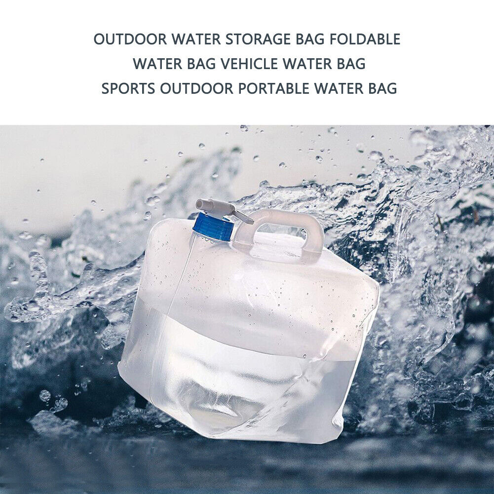 Collapsible Water Container Outdoor Hiking Fishing Camping Water Bag (15L)