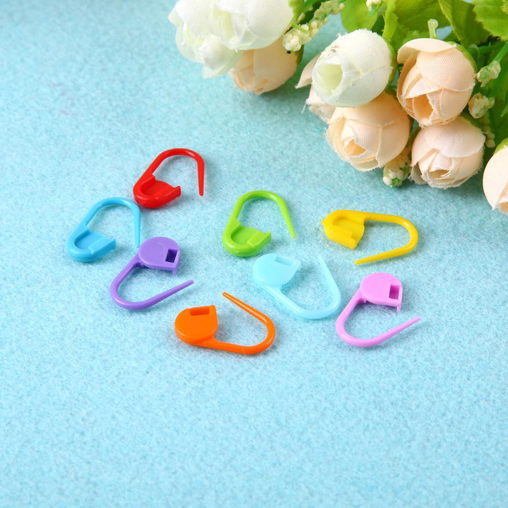 104pcs/Box 8 Colors Knitting Accessories Crochet Locking Stitch Markers