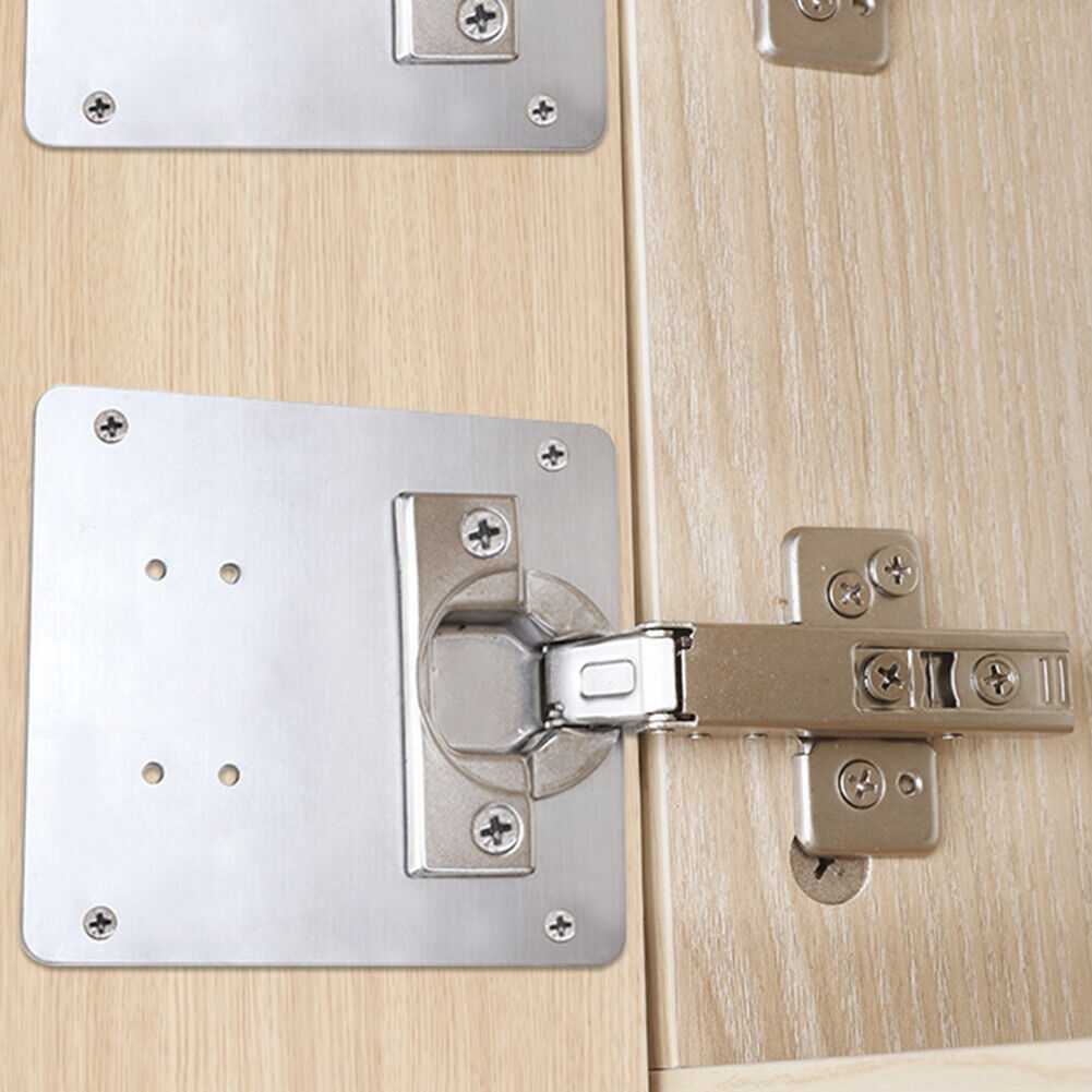 Hinge Repair Plate Cabinet Cupboard Furniture Drawer Window Repair Hardware