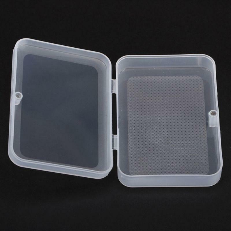 Trading Card Organizer Clear Card Case Empty Plastic Storage Box for Gaming Card