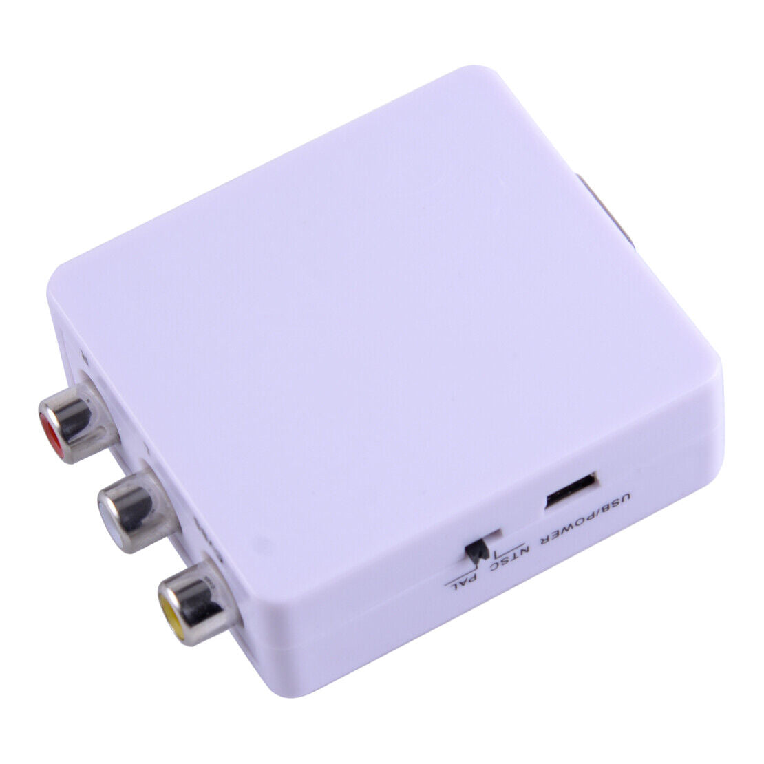 VGA to AV RCA CVBS Mini Box HD TV Video Converter Adapter Connector VGA2AV Li