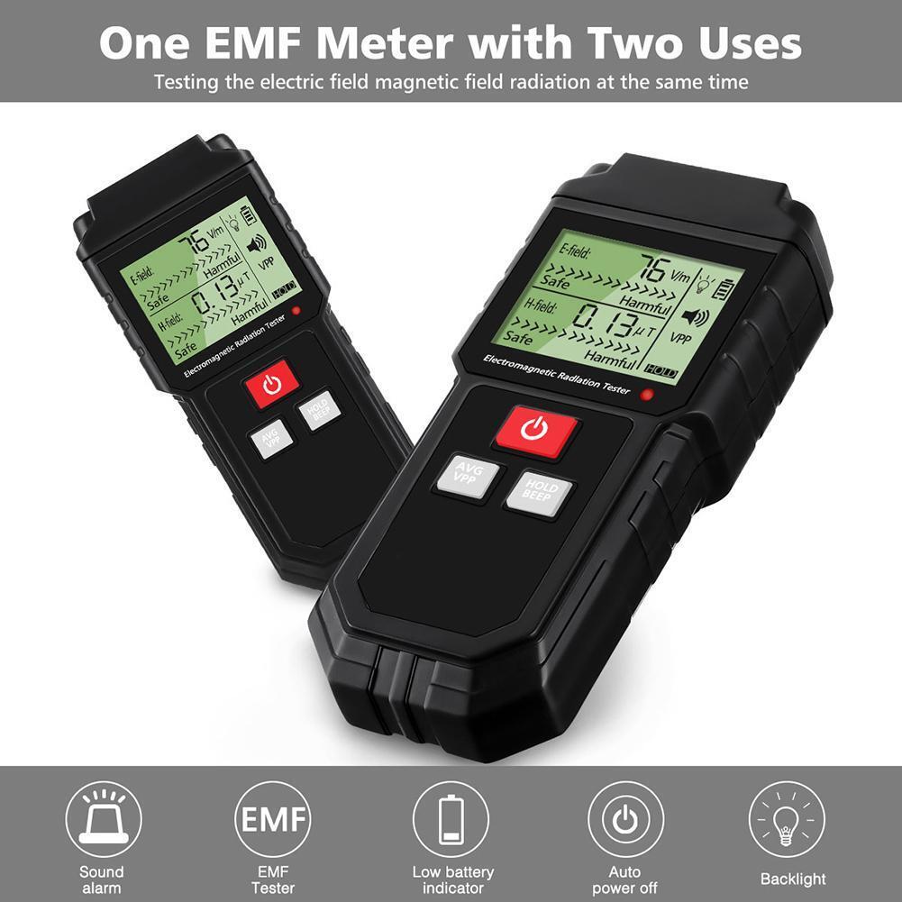 Electromagnetic Radiation Tester Electric Field Magnetic Field Dosimeter