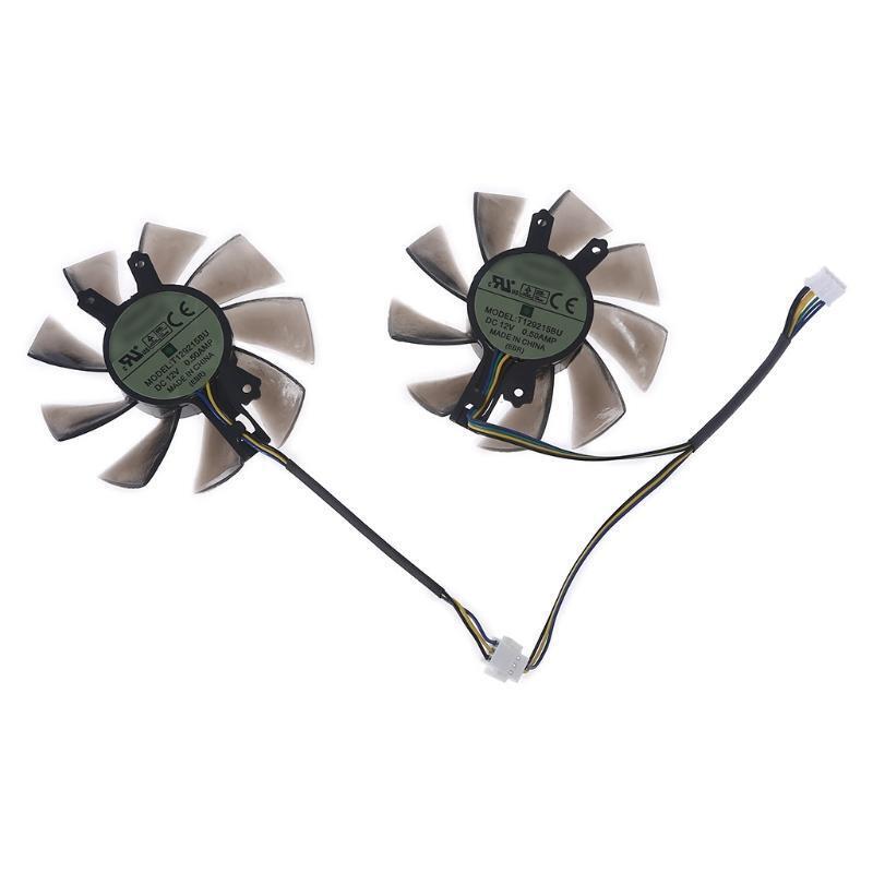 75mm T129215BU 4Pin VGA Fan Graphics Card Cooling Fan for GALAX GTX 1060 KFA2