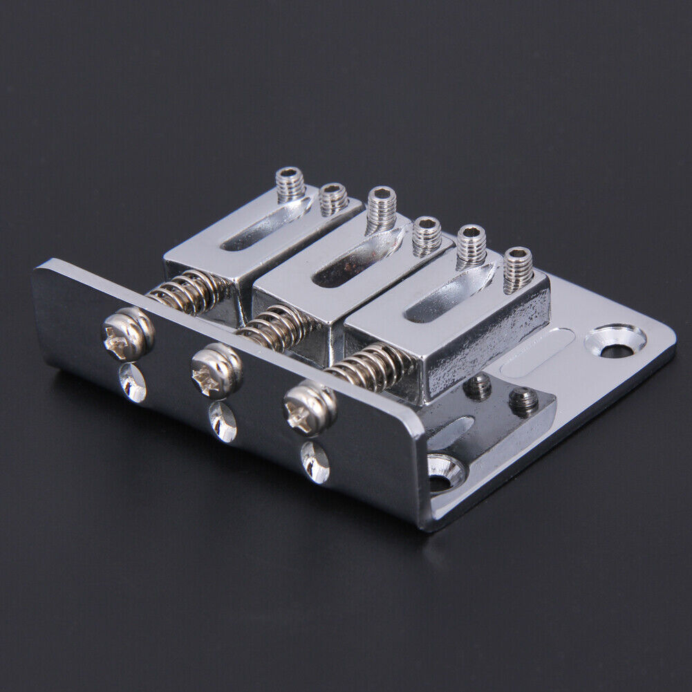 Adjustable Guitar Tailpiece for Cigar Box Guitar 3 String Hard-tail