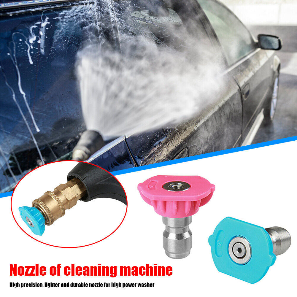 2pcs Second Story Pressure Washer Nozzle Tips 1/4 inch Quick Connect 4000PS