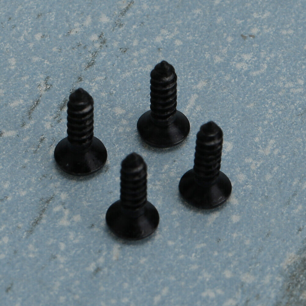 50pcs Acoustic Guitar Electric Guitar Electric Bass Panel Screw (Black)