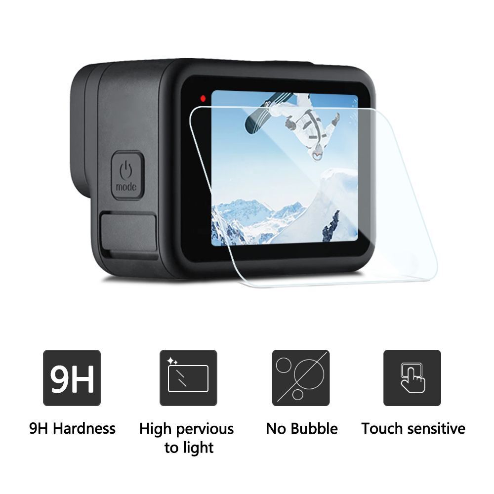 Protective Film Tempered Glass Screen Protector For GoPro Hero 10 Black