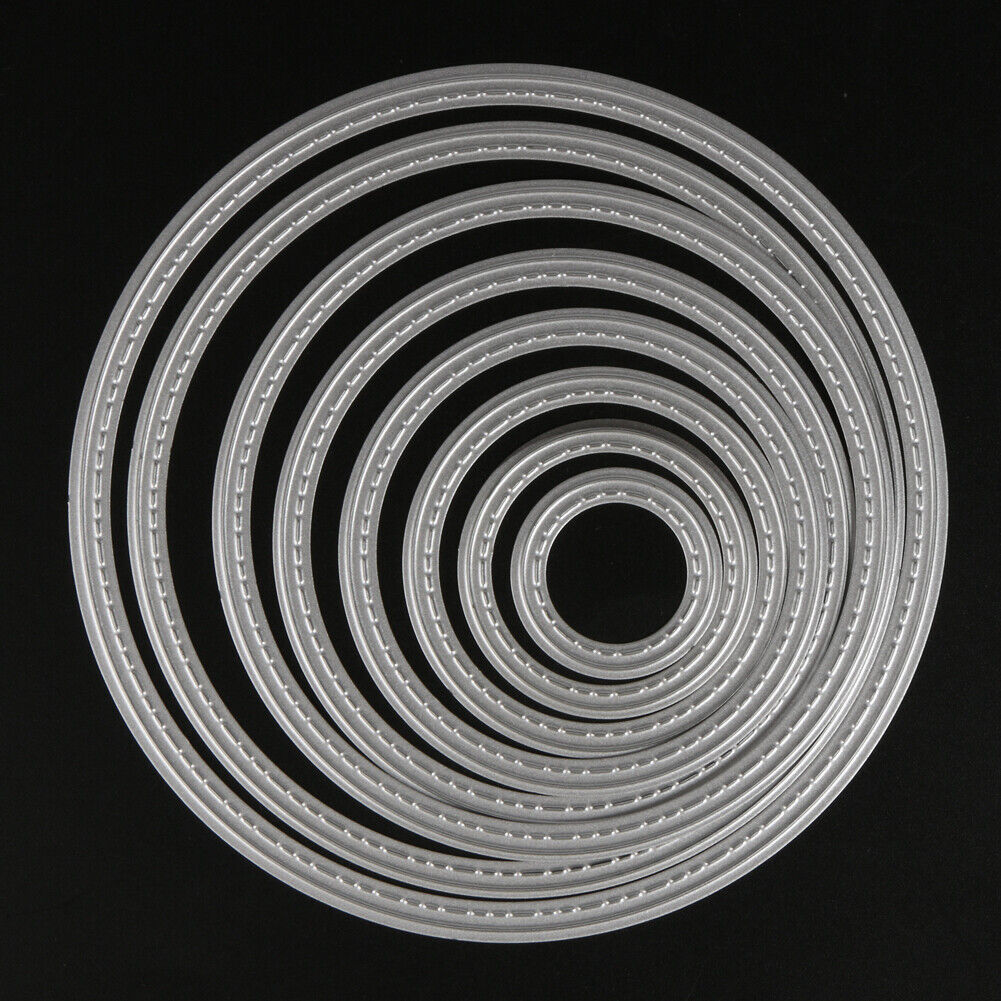 Circle Metal Cutting Dies Stencils Embossing Card Scrapbooking Album
