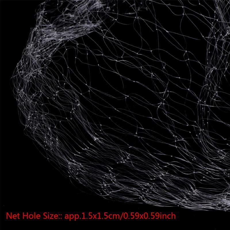 Fine Fish Net w/ Floats Cast Net Easy Throw Catch Fishing Net Hunting Hand Throw
