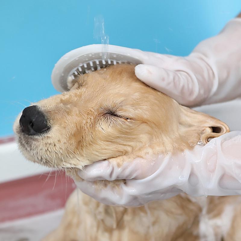 Dog Horse Cat Shedding Glove Bathing Massage Brush Clean Comb for Animals