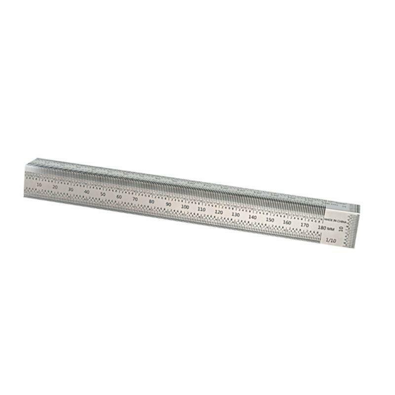 Woodworking 180mm Bend Rules Marking Rule Scriber for Dual-Surface Layout Ruler