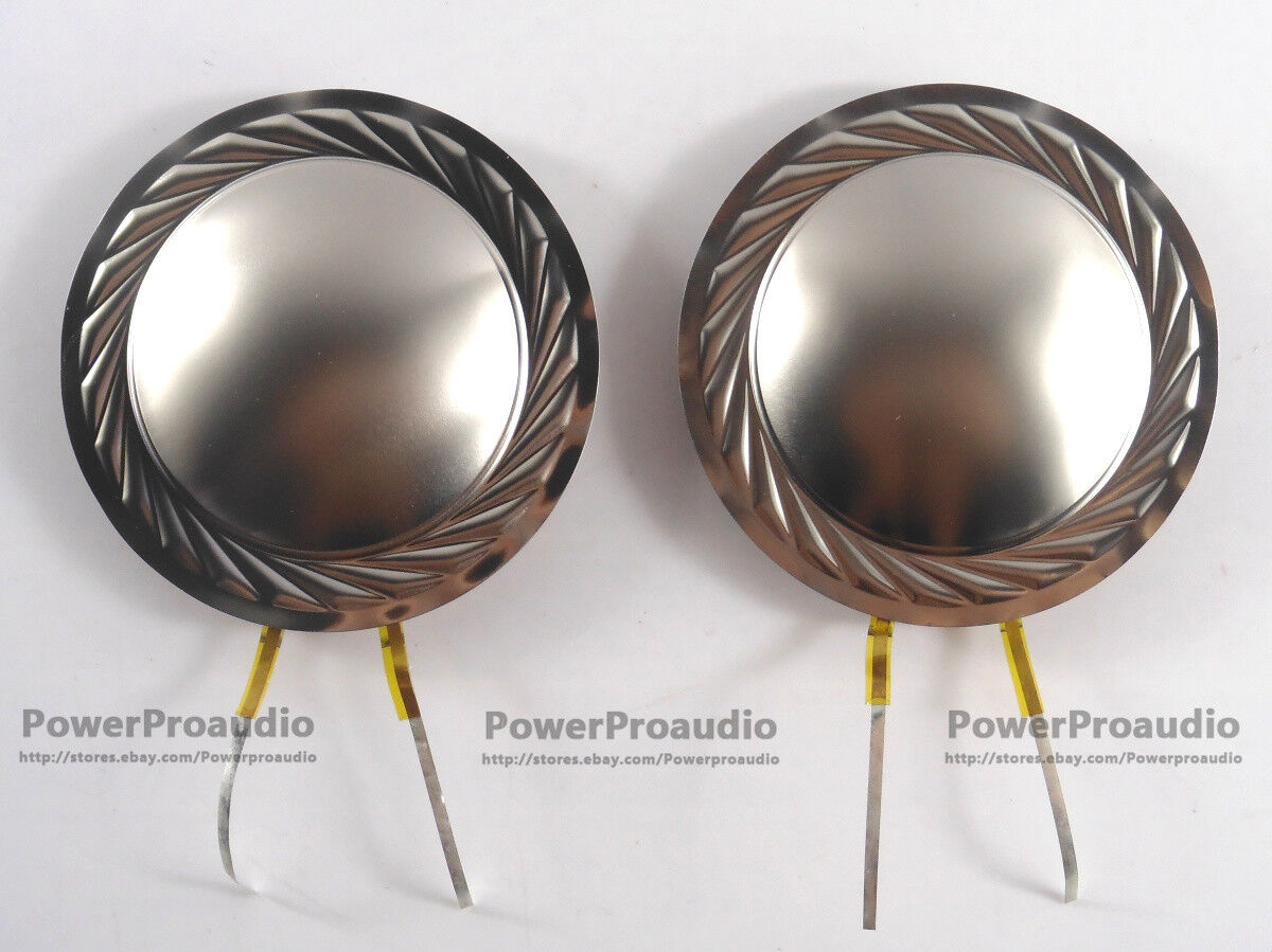 2x Titanium Dome+ Voice coil Round Wire 8ohm 44.4mm Tweeters Voice Coil
