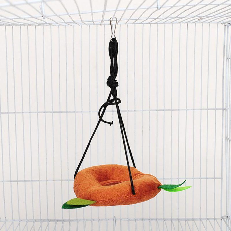 Hanging Hamster Tube Hammock Swinging Nest for Chinchilla Parrot Guinea Pig 5PCS