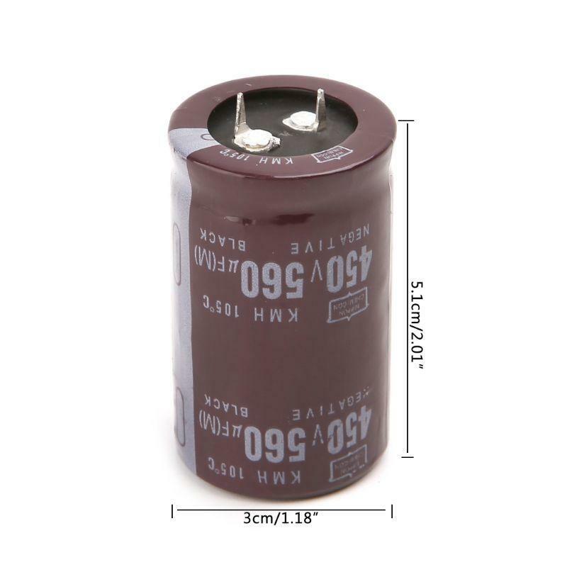 Electric Welder 450V 560uF Aluminum Electrolytic Capacitor Volume 35x50 Hard