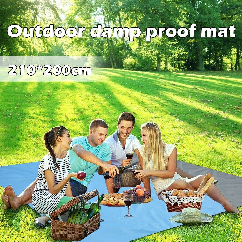 Large Garden Outdoor Travel Camping Mat Beach Mat Rug Picnic Blanket Anti Sand