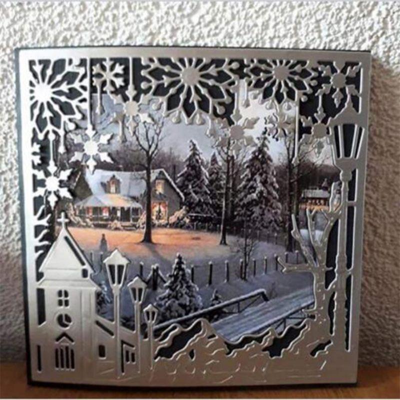 Snowflake Metal Cutting Dies Stencil Scrapbooking DIY Album Stamp Paper